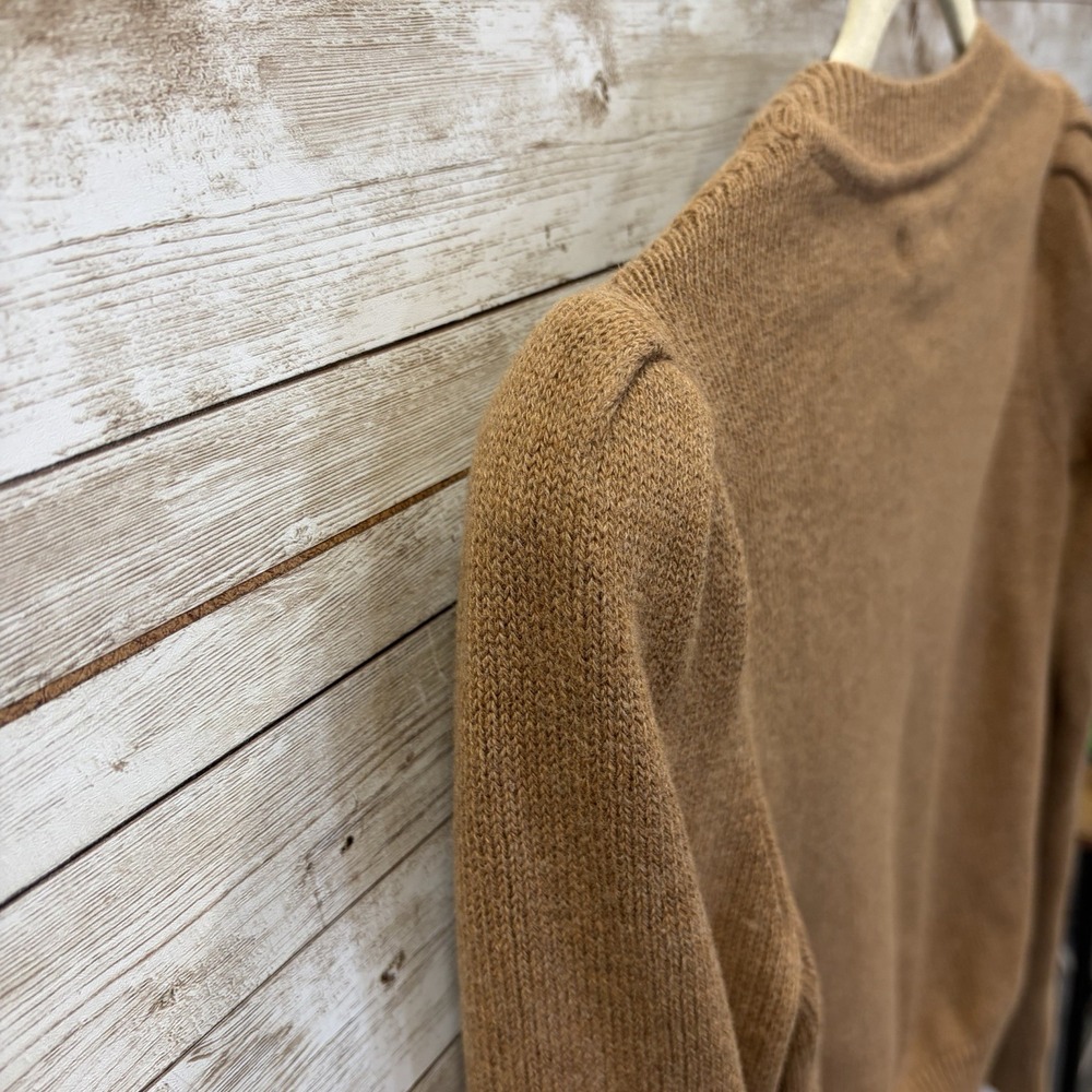 Isabel Etoile Marant Womens 34 Sweater Cropped Brown Mocha Wool/Cotton Blend - Picture 3 of 11